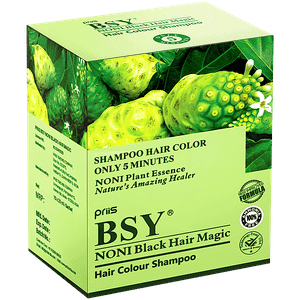 Bsy Noni Hair Colour Shampoo Black 200 Ml