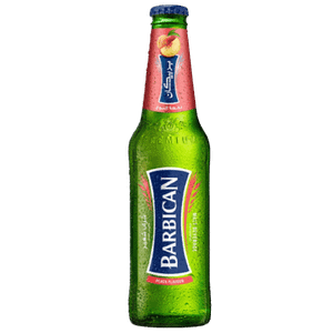 Barbican Non Alcoholic Beer Bottle Malt Beverage Peach Flavour 330 Ml