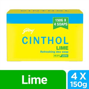 Cinthol Refreshing Deo Lime Bath Soap 150 G