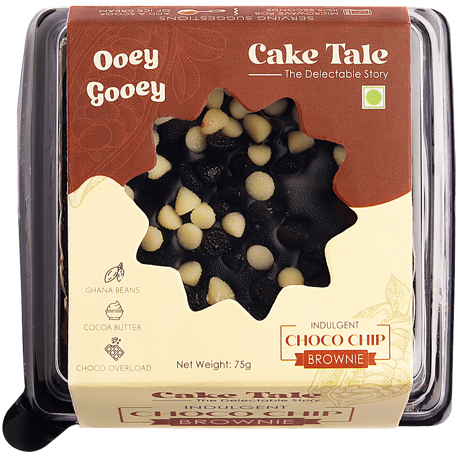 Caketale Choco Chip Brownie 75 G