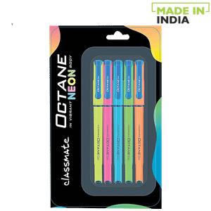 Classmate Octane Neon Gel Pen 5 Pcs