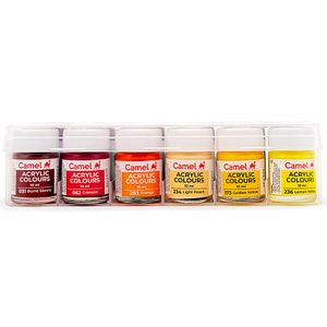 Camel Fabrica Acrylic Colours Ultra 12 Shades 1 Pc