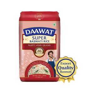 Daawat Basmati Rice Super 1 Kg Pouch