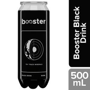 Booster Water Black Drink 500 Ml