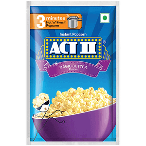 Act Ii Instant Popcorn Magic Butter With Corn Kernels 100 Whole Grain 30 G 240