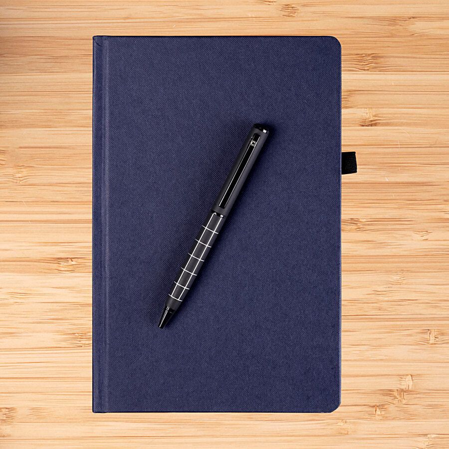 Bic Cello Chequers Pro Silver Pen With Planner Pack Of 1 2 Pcs