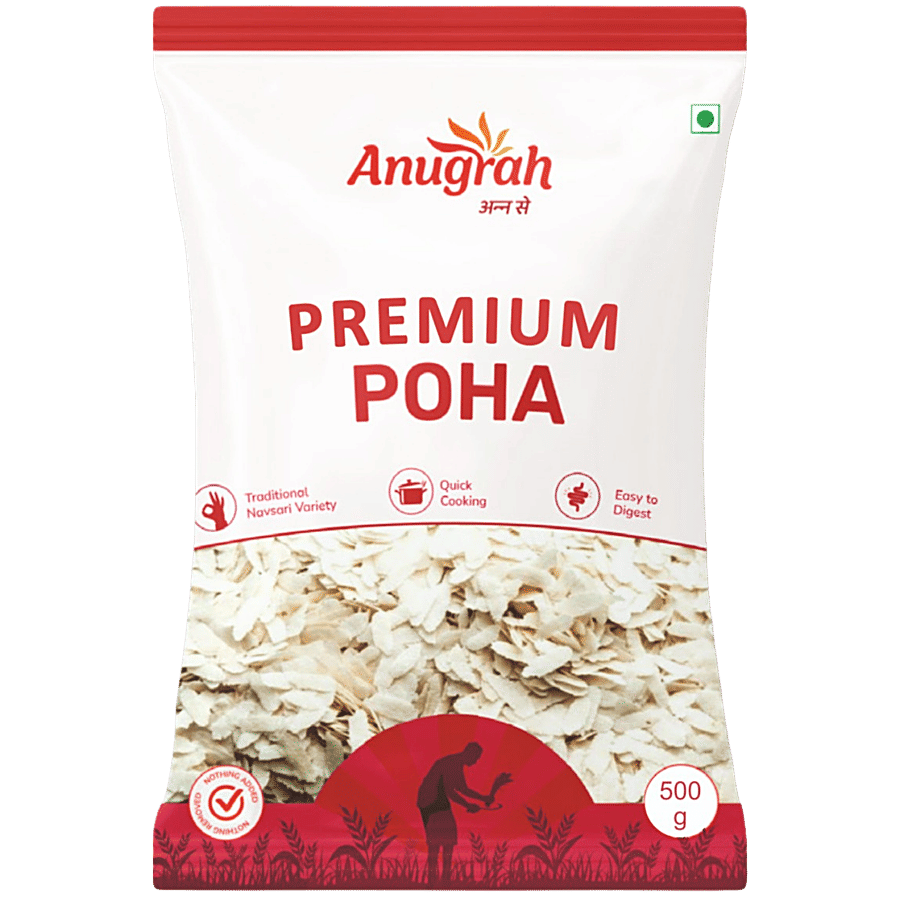 Anugrah Premium Navsari Poha 500 G