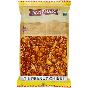 Danaram Til Peanut Chikki Sesame Jaggery Based Healthy Sweet Dessert 400 G