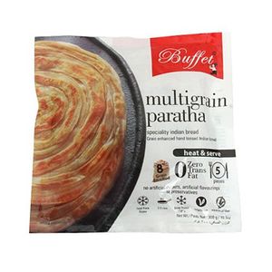 Buffet Heat Serve Multigrain Paratha Enriched With 8 Grains 300 Gm Pouch