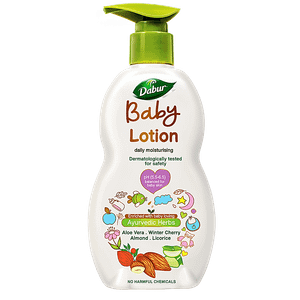 Dabur Baby Lotion For Babys Sensitive Skin With No Harmful Chemicals 500 Ml