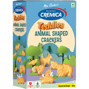 Cremica Teddies Animal Shaped Crackers 283 G