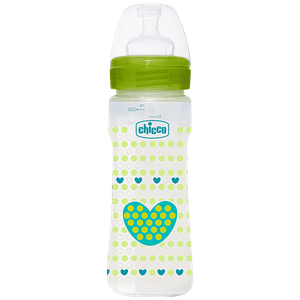 Chicco Baby Feeding Bottle Fast Green 4m 330 Ml