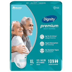 Dignity Premium Adult Diapers Xl 122 145 Cm 10 Pcs