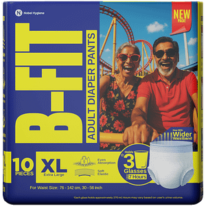 B Fit Adult Diapers Pants Xl 10 Pcs