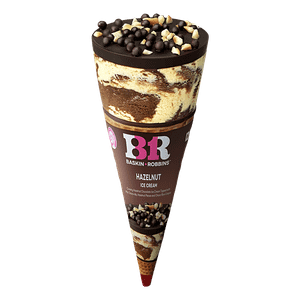 Baskin Robbins Hazelnut Rocher Cone Ice Cream 120 Ml
