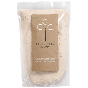 Conscious Food Whole Wheat Flour Chakki Ground 1 Kg