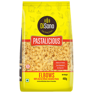 Disano Pastalicious Elbow 100 Durum Wheat Semolina 400 G Pack Of 2