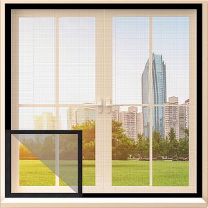 Classic Mosquito Net For Windows Pre Stitched Size 120x90cm Color Black Premium 120gsm Fiberglass Mesh With Self Adhesive Hook Tape Quick Long Lasting Window Net For Home 1 Pc