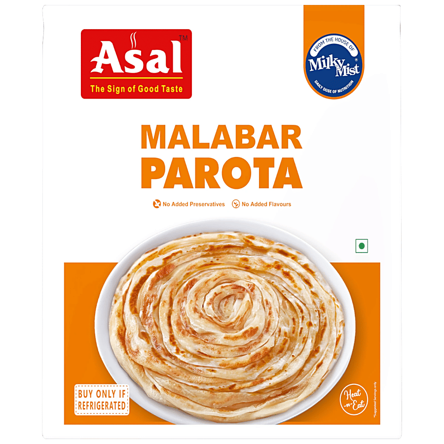 Asal Malabar Parota Half Cooked 350 G
