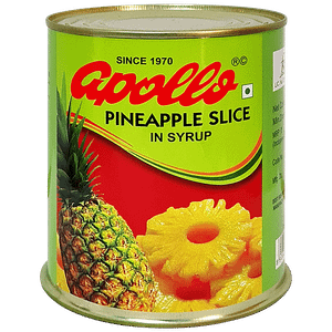 Apollo Pineapple Slice In Syrup Distinct Flavour Taste 850 G