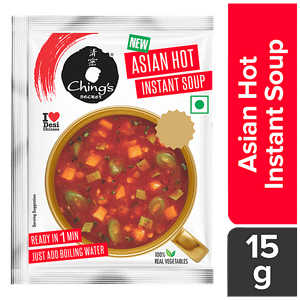 Chings Secret Asian Hot Instant Soup 100 Real Vegetables 15 G