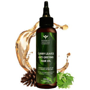 Bombay Shaving Company Curry Leaves Anti Greying Hair Oil Paraben Mineral Oil Free 100 Ml