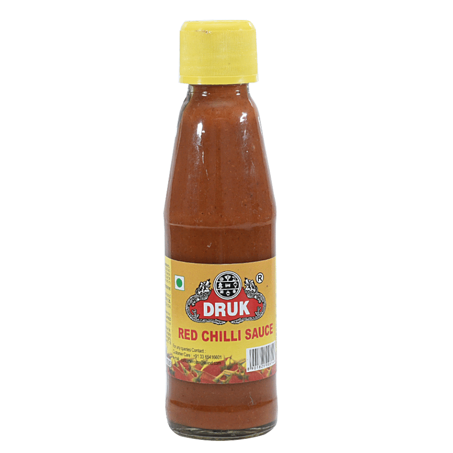 Druk Sauce Red Chilli 200 G Bottle
