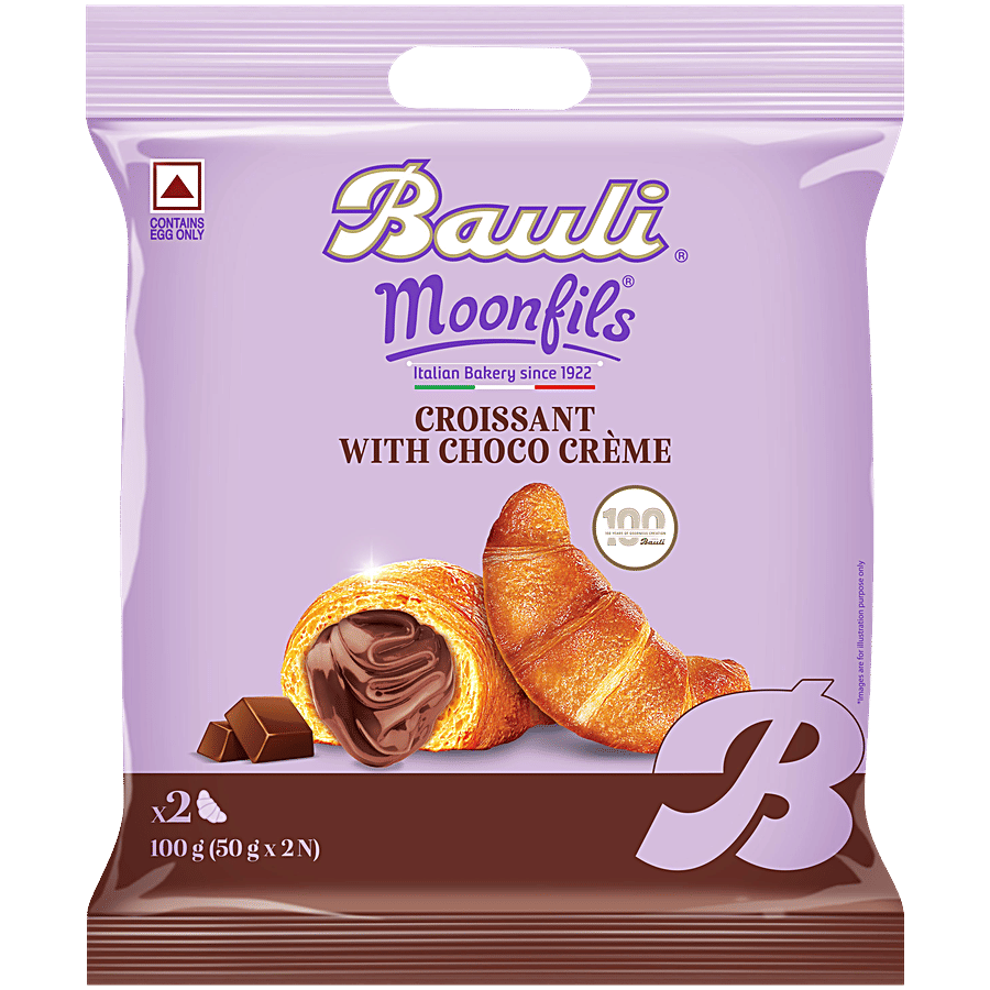 Bauli Croissant With Choco Creme 100 G