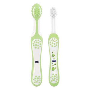 Chicco Baby Learn Together Oral Care Set Green 2 Pcs