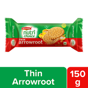 Britannia Nutrichoice Thin Arrowroot Biscuits 150 G