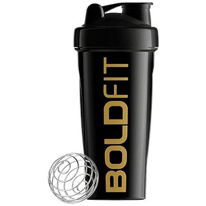 Boldfit Bold Gym Shakersipper Water Bottle Black 700 Ml