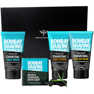 Bombay Shaving Company Premium Charcoal Skin Detox Gift Hamper Gentle On Skin 5 Pcs6 Pcs