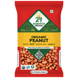 24 Mantra Organic Raw Peanut 500 G Pouch
