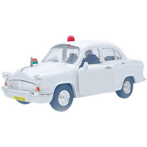 Centy Ambassador Vip Pull Back Toy Car With Door Openable For 3 Years White 1 Pc