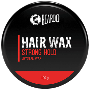 Beardo Crystal Hair Wax Strong Hold Glossy Finish For Men 100 G Jar