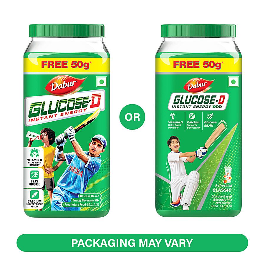Dabur Glucose D Energy Boost With Vitamin D 200 G Pet Jar