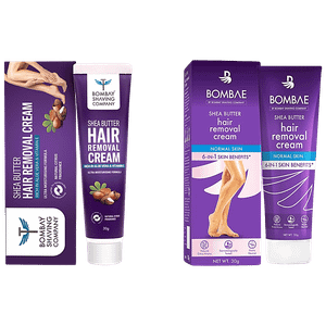 Bombae Shea Butter Hair Removal Cream For Women With Aloe Vera Bisabolol For Sensitive Skin 30 G