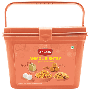 Aakash Anmol Rishtey Gift Pack Traditional Indian Sweet Savoury Mix 120 Kg