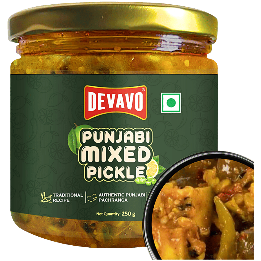 Devavo Punjabi Mixed Pickle 250 G