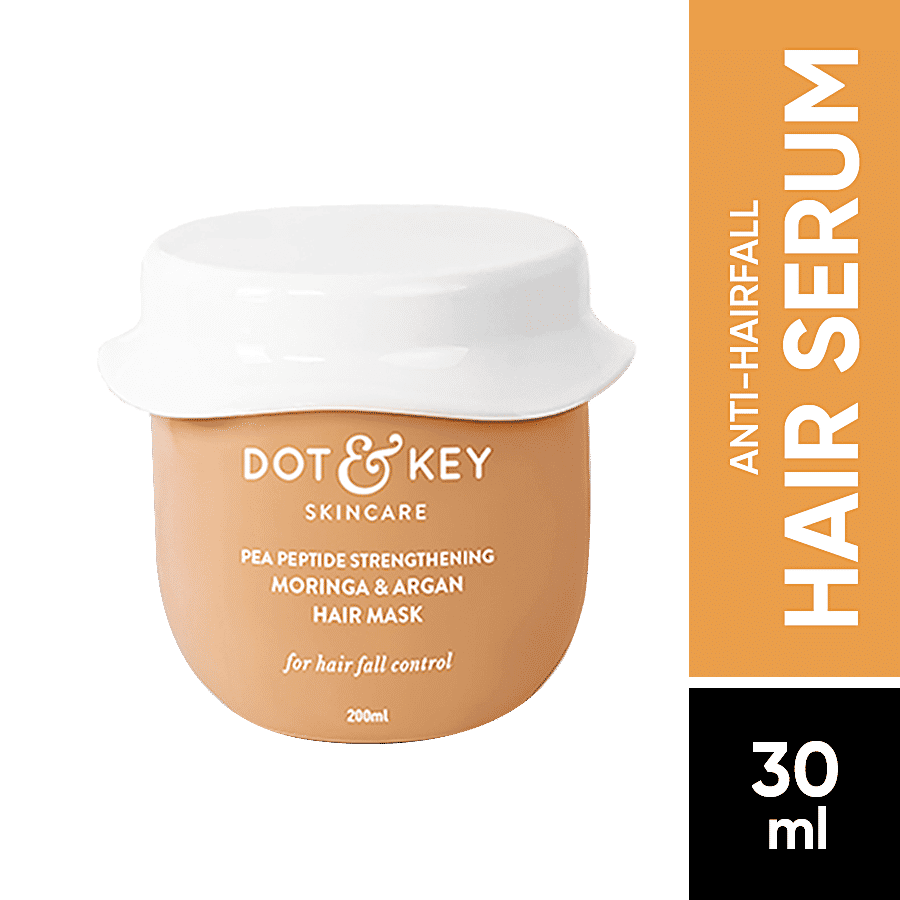Dot Key Dot Key Pea Peptide Strengthening Moringa Argan Hair Mask 200ml 150ml