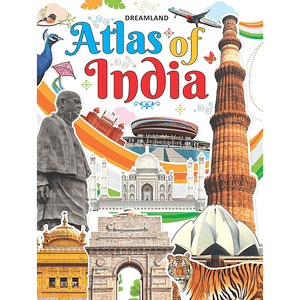 Dreamland Atlas Of India Book A Complete Guide To Geography States Tourist Places 1 Pc
