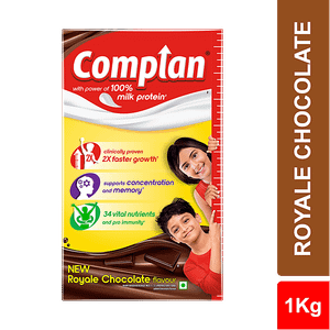 Complan Nutrition Health Drink Improves Concentration Memory Royale Chocolate Flavour 1 Kg Carton