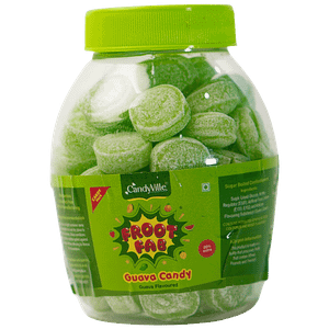 Candyville Froot Fab Flavoured Candy Guava Refreshing Taste 300 G Jar