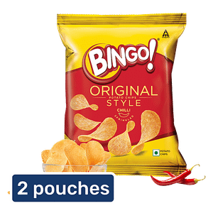 Bingo Original Style Potato Chips Chilli Sprinkled 2x100 G