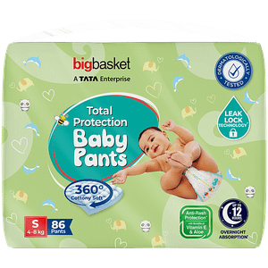 Bigbasket Baby Diapers Pants Small 86 Pcs Poly Bag