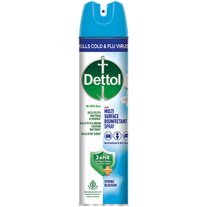 Dettol Surface Disinfectant Sanitizer Spray Kills Germs Bacteria Spring Blossom 225 Ml