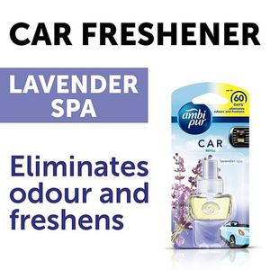 Ambi Pur Car Air Freshener Refill Lavender Spa 75 Ml Pouch