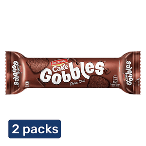 Britannia Gobbles Choco Chill Cake 2x120 G