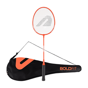 Boldfit Level 1 Badminton Racquet Orange 1 Pc