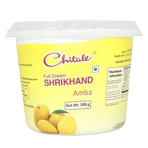 Chitale Dairy Full Cream Shrikhand Amba 500 G Cup